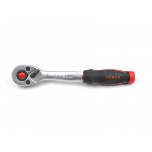 Трещотка 1/4"с резиновой ручкой (36 зуб.) L=148 мм